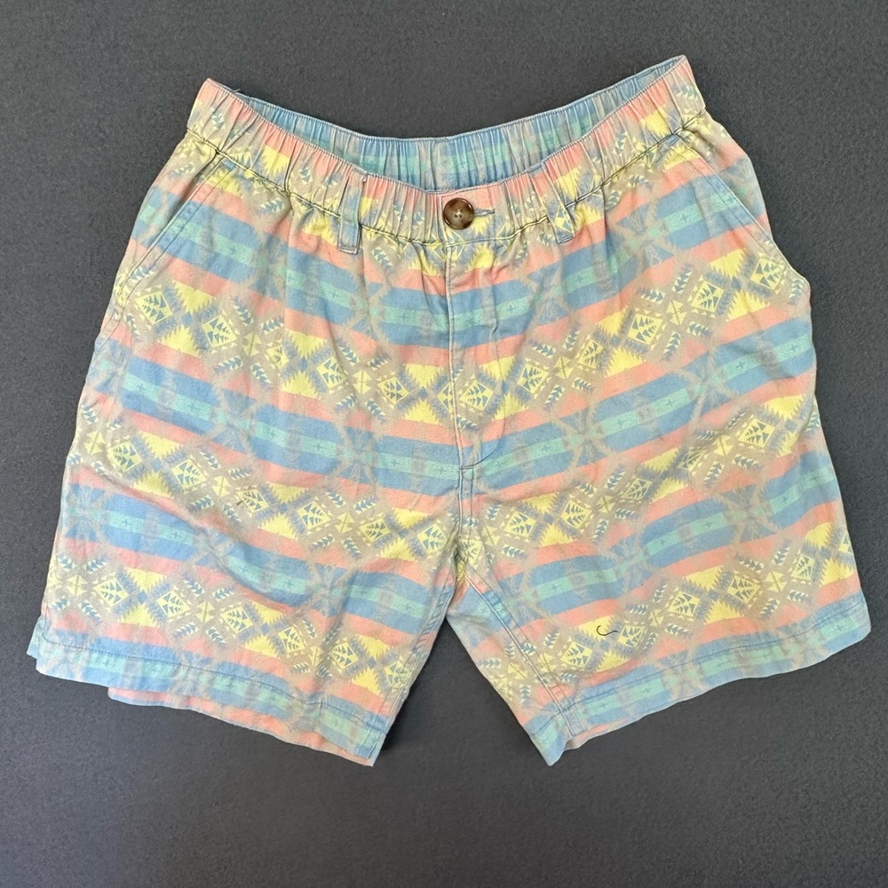 Men's‎ Chubbies Nautical by Nature Aztec Print Shorts 7" Inseam Size M